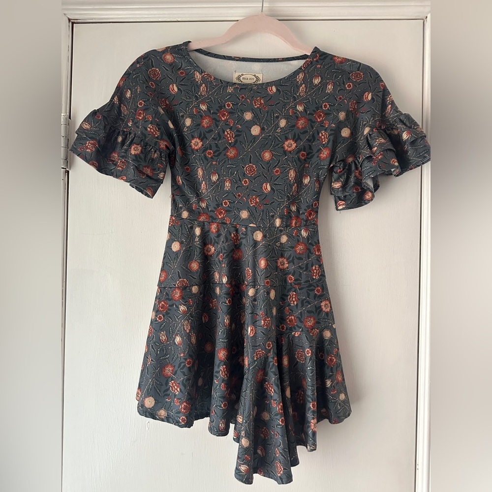 Mia Joy (Joyfolie) Girls’ Floral Dress – Size 5 – Like New!